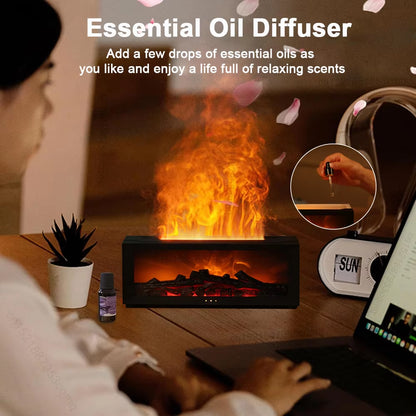Flame Effect Essential Oil Diffuser & Humidifier
